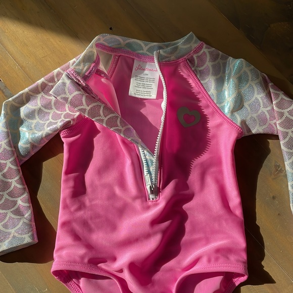 Floatimini Mermaid Swimsuit 12M - Picture 3 of 6